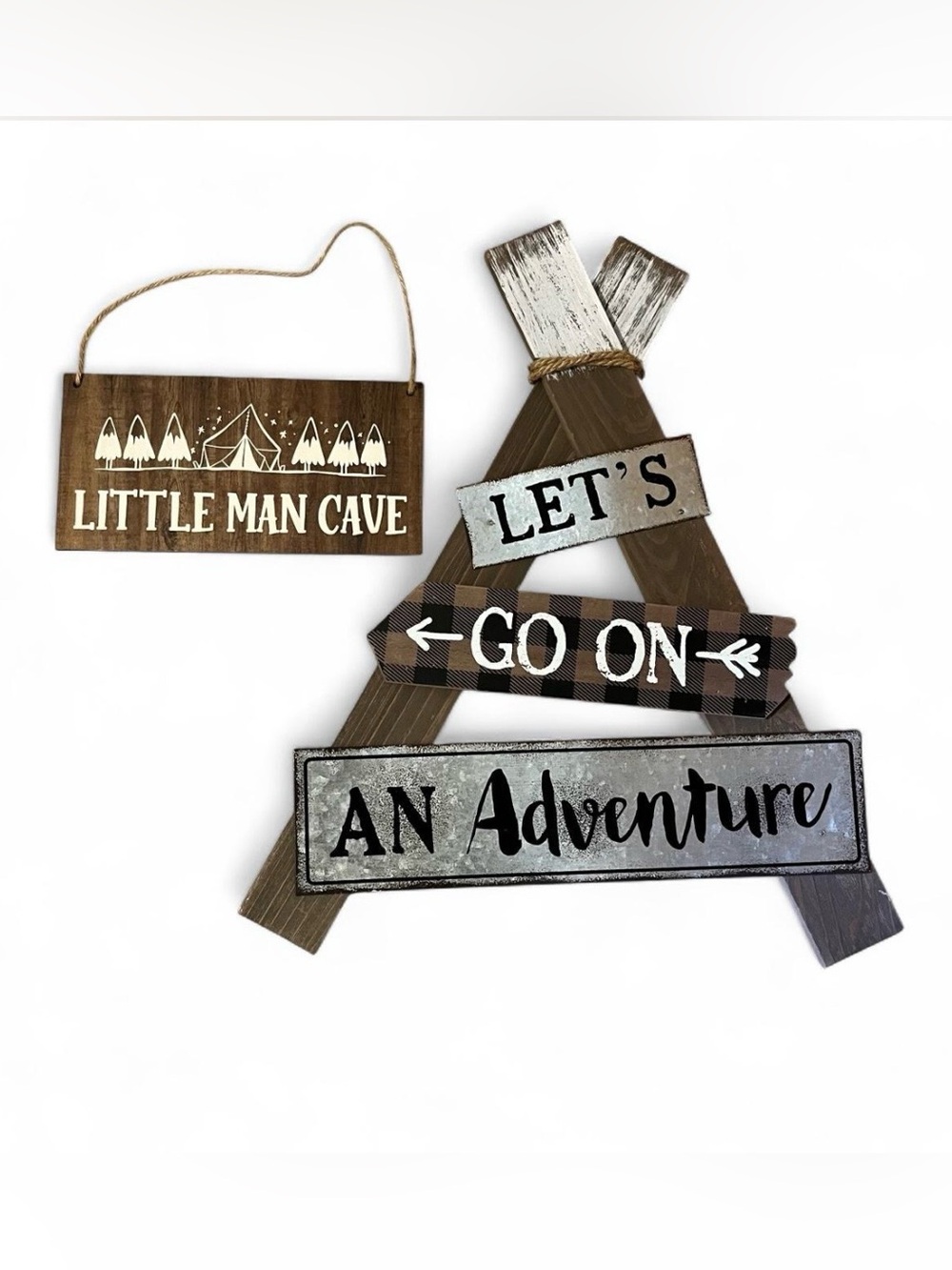 Rustic Wooden And Tin Hobby Lobby Nursery Decor Set